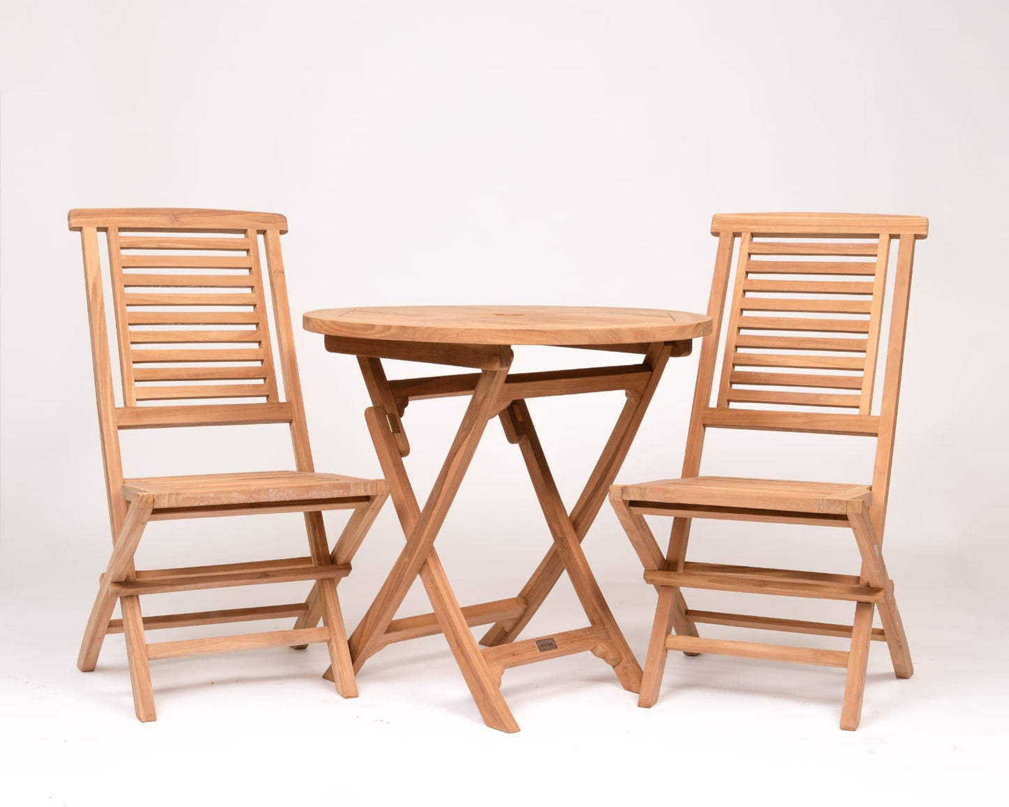 2 x Folding Chairs with Bistro Table